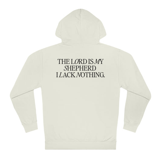 The Lord Is My Shepherd Hoodie, Beige