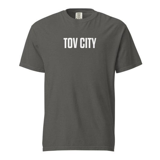 Tov City garment-dyed t-shirt